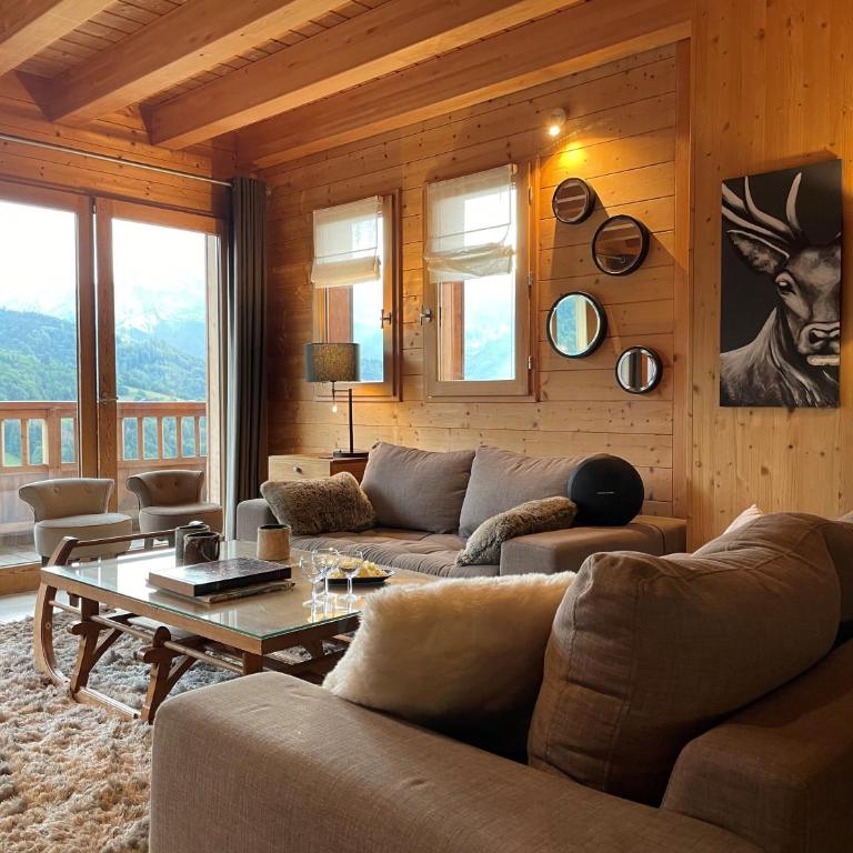 Chalet Alpaga Manigod La Clusaz 11 personnes - Maison 5 Chambres - 4