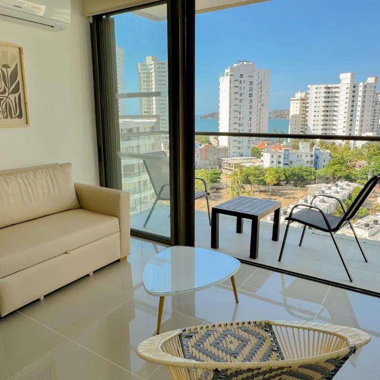 Aptos vacacionales para estrenar en Reserva del Mar II - Bedviajes - Apartamento de 2 dormitorios con balcón - 2