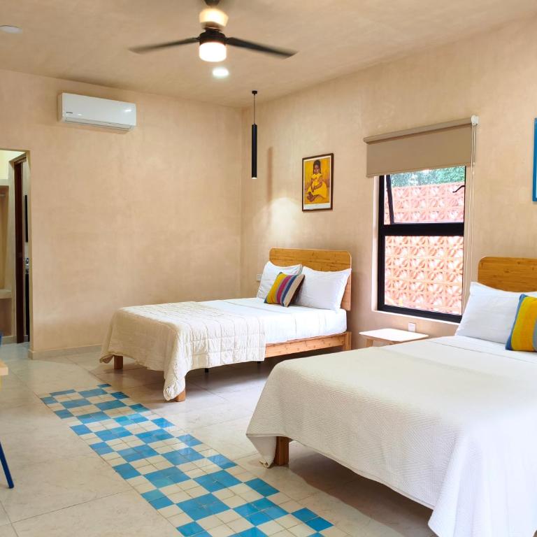 Villa Lara Palacios, tu oasis en Mérida - Family Room with Private Bathroom - 12