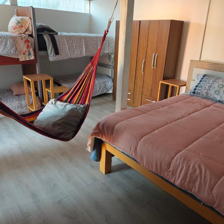 Depto casa celeste - Two-Bedroom Apartment with Terrace - 4