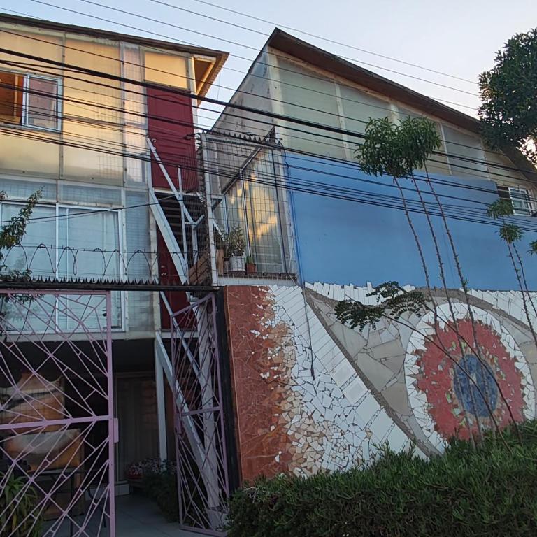 Depto casa celeste - Two-Bedroom Apartment with Terrace - 9
