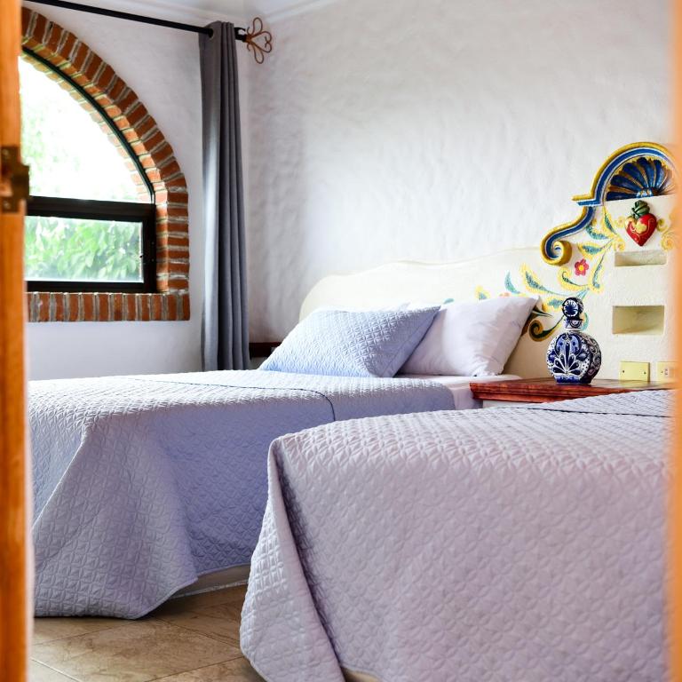 Hacienda San Patricio - Double Room with Two Double Beds - 7