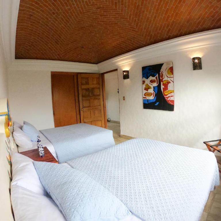 Hacienda San Patricio - Double Room with Two Double Beds - 3