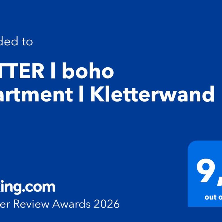 BETTER l boho apartment l Kletterwand - Apartment mit 3 Schlafzimmern - 2