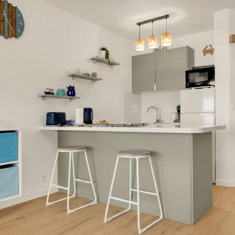 Nouveau T2 L'Escale Bleue Vue Port Carnon Proche Plage - Appartement avec Vue et Balcon - 6