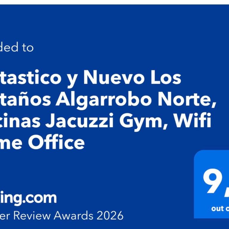 Fantastico y Nuevo Los Castaños Algarrobo Norte, Piscinas Jacuzzi Gym, Wifi Home Office Viñas en Casablanca - Three-Bedroom Apartment - 2