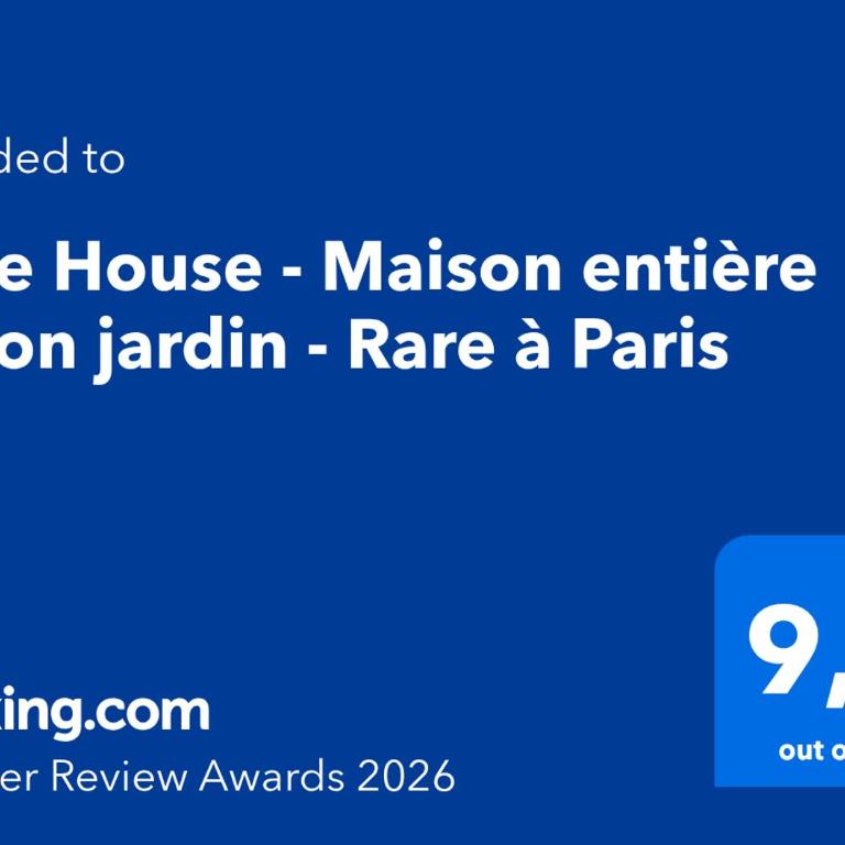 Love House - Maison entière et son jardin - Rare à Paris - Maison 1 Chambre - 49