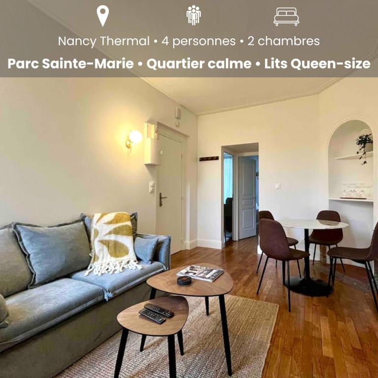 Atelier Thermal, 2 chambres, Lits Queen size, Calme, by Tidhome Stays - Appartement 2 Chambres - 1