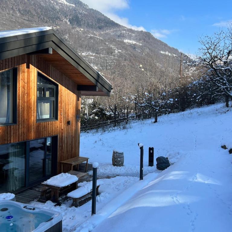 Chalet Les 3 marmottes, 12 personnes, jacuzzi - Chalet - 11