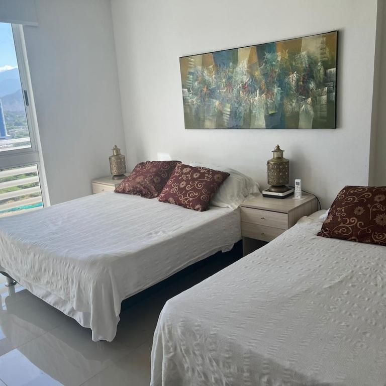 Apartment with beach access in Reserva Del Mar Rodadero Sur - Two-Bedroom Deluxe Apartment with Balcony - 8
