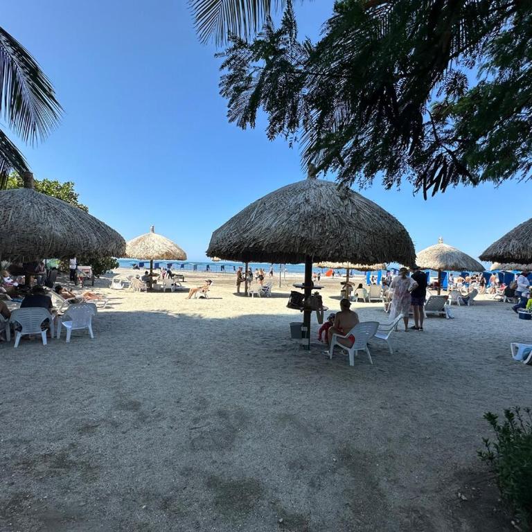 Apartment with beach access in Reserva Del Mar Rodadero Sur - Two-Bedroom Deluxe Apartment with Balcony - 37