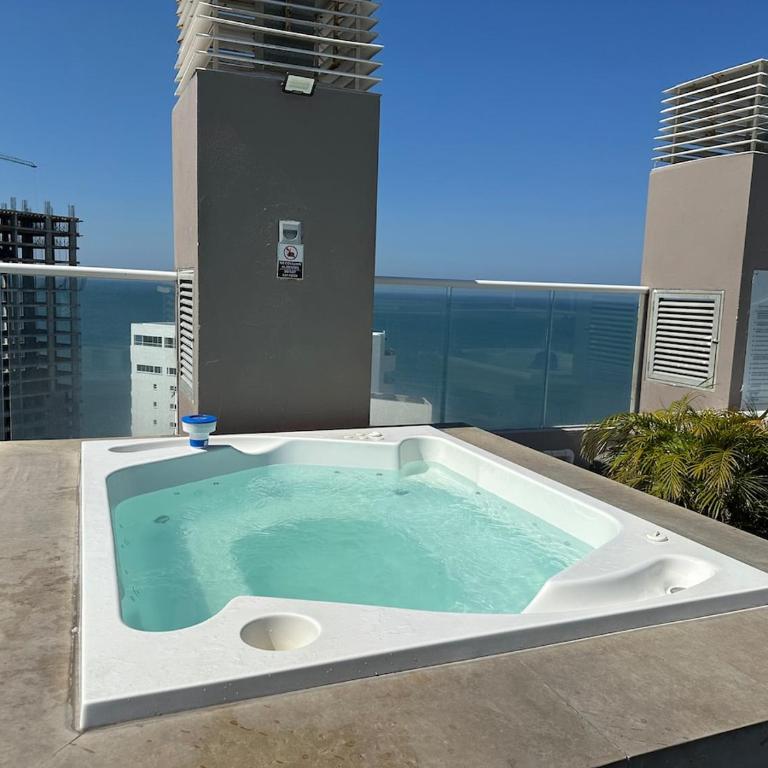 Apartment with beach access in Reserva Del Mar Rodadero Sur - Two-Bedroom Deluxe Apartment with Balcony - 30