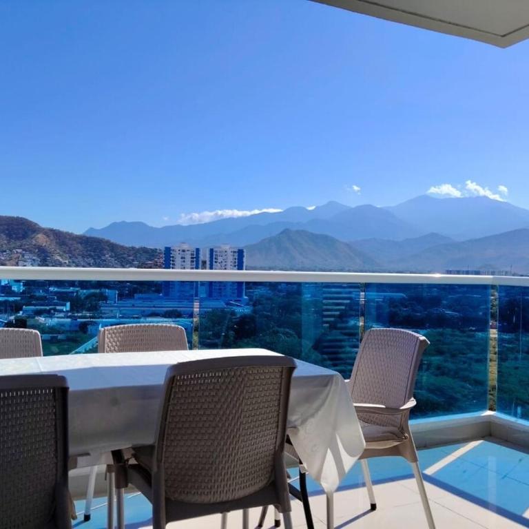 Apartment with beach access in Reserva Del Mar Rodadero Sur - Two-Bedroom Deluxe Apartment with Balcony - 6