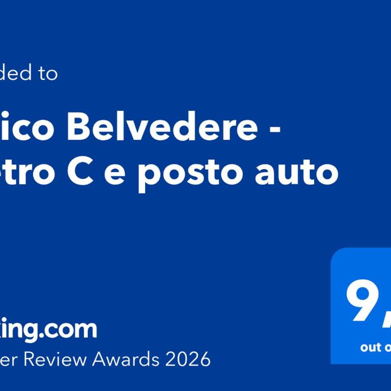 Attico Belvedere - metro C e posto auto - Apartment mit 1 Schlafzimmer und Terrasse - 12