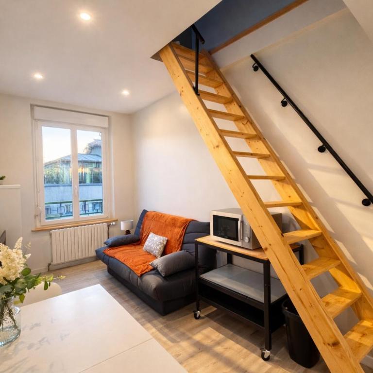 Duplex 4 personnes proche gare - Appartamento con 1 Camera da Letto - 3