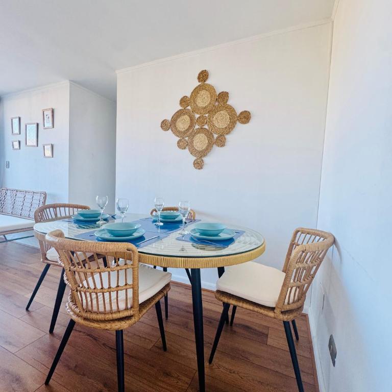 Departamento 3 dormitorios V, cerca movistar arena, Estadio nacional, con parking de arriendo diario, cocina completa - Three-Bedroom Apartment - 4