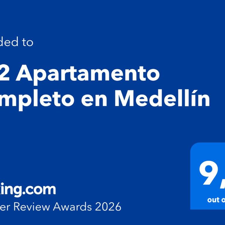 302 Apartamento Completo en Medellín - Apartamento de 2 dormitorios - 2