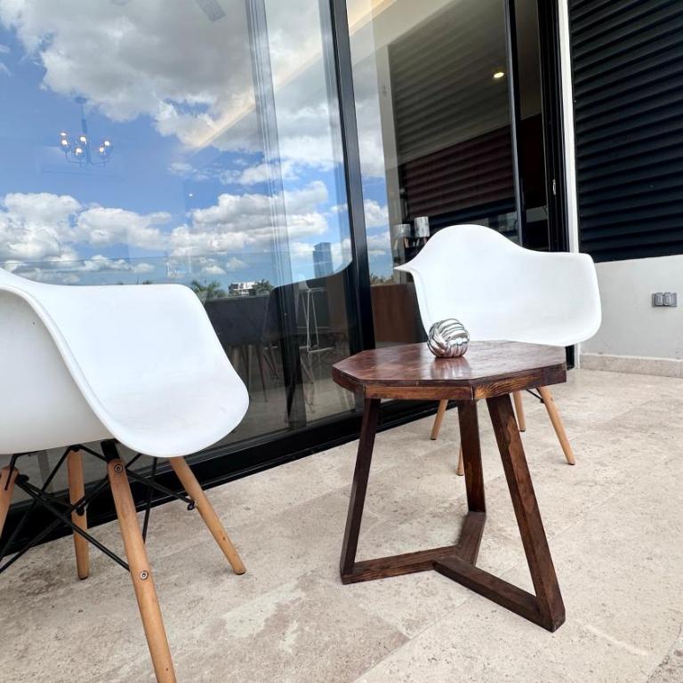 Infinity pool with panoramic view in Mérida - Two-Bedroom Apartment - 32