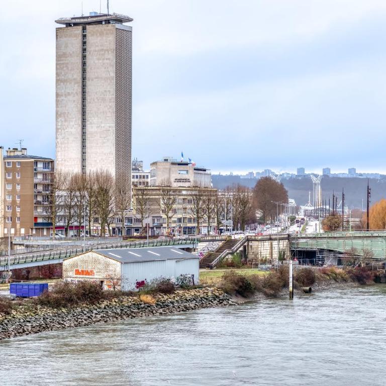 PERLE DE LA SEINE superbe F3 vue seine et cathédrale - Apartment - 16