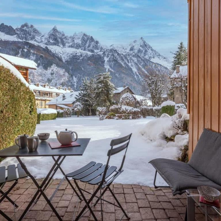 Petite Jardin: Residence Via des Traz B - Apartamento con vistas al jardín - 11