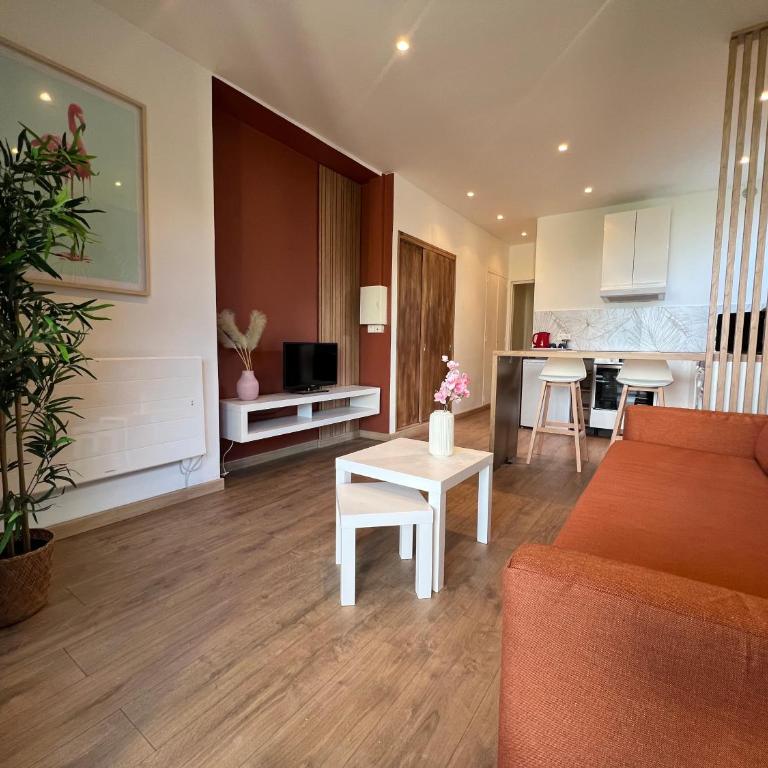 T2 Presqu'île de Giens Vue mer - One-Bedroom Apartment with Sea View - 5