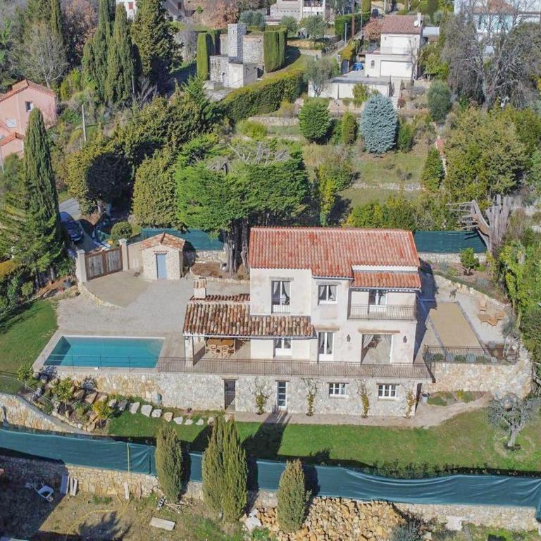 Cabris, Mas provençal 6p, 3ch, AC, piscine, vue - Villa avec Piscine Privée - 44