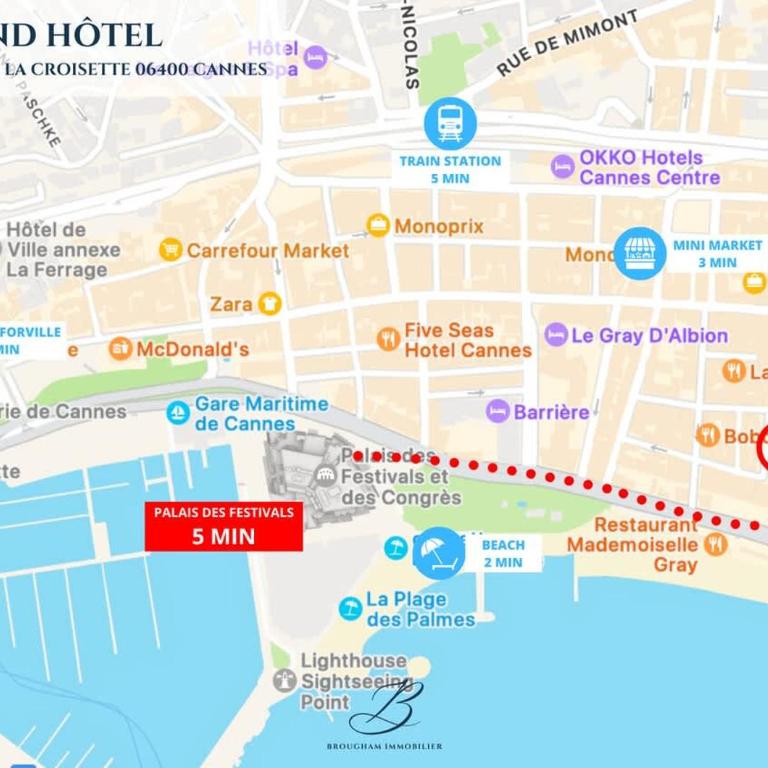 Grand Hotel - Studio Croisette - Appartement 1 Chambre - 6