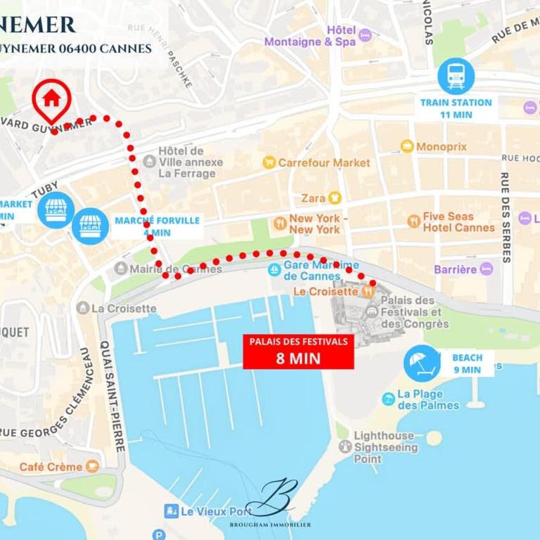 Le Guynemer - Appartement Beaux Arts Cannes - Appartement 2 Chambres - 6