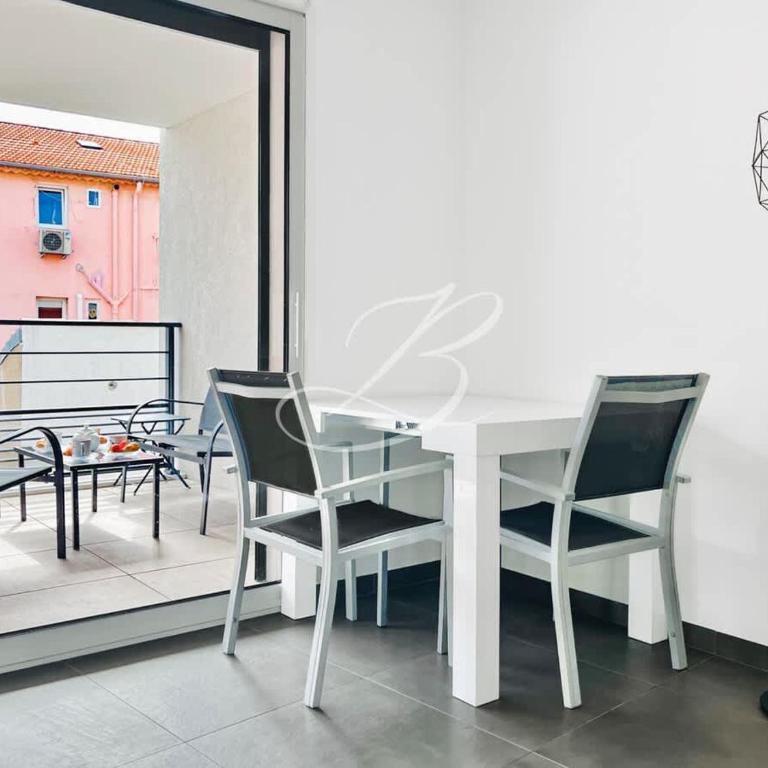 Le Beach Croisette - Close to Palais & Mer - Apartment mit 2 Schlafzimmern und Balkon - 18