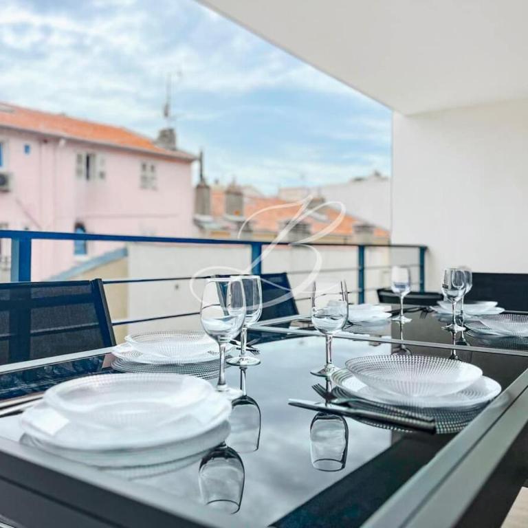 Le Beach Croisette - Close to Palais & Mer - Apartment mit 2 Schlafzimmern und Balkon - 19