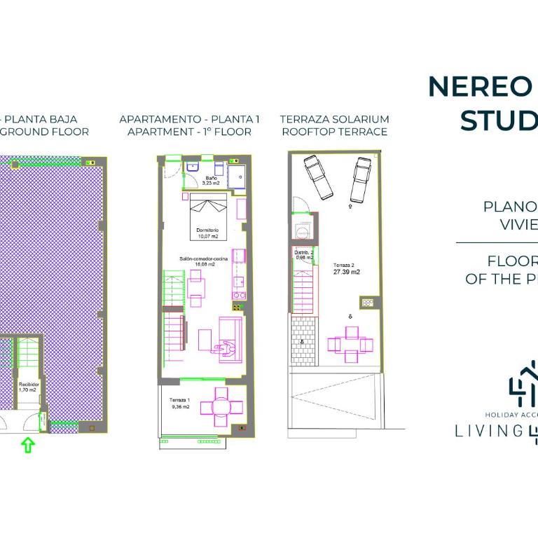 Living4Malaga Nereo Beach Studios - Estudio con sofá cama - 21