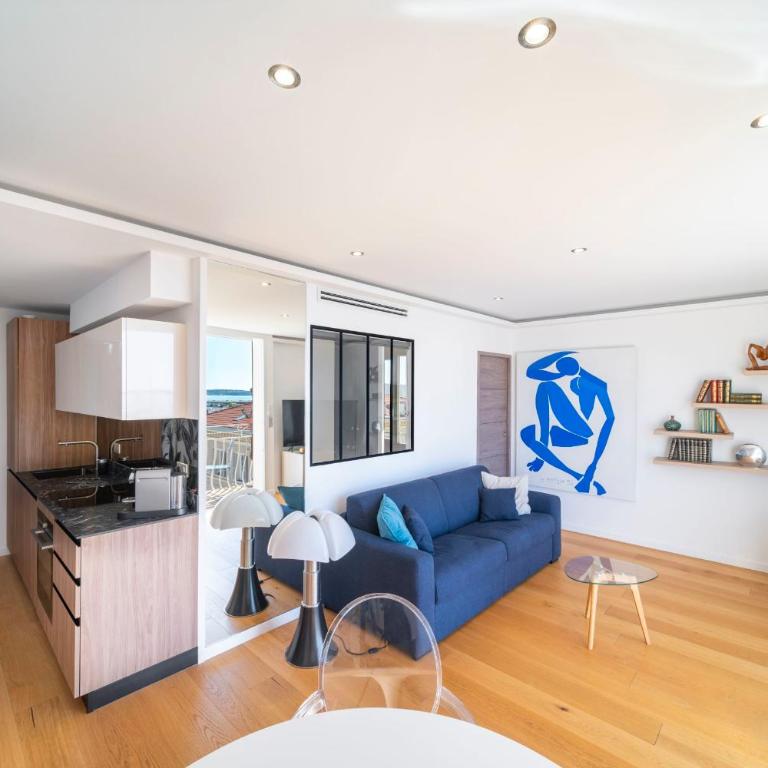 REF 1926 - Cannes Center - Sea view apartment for rent - Appartement - 5