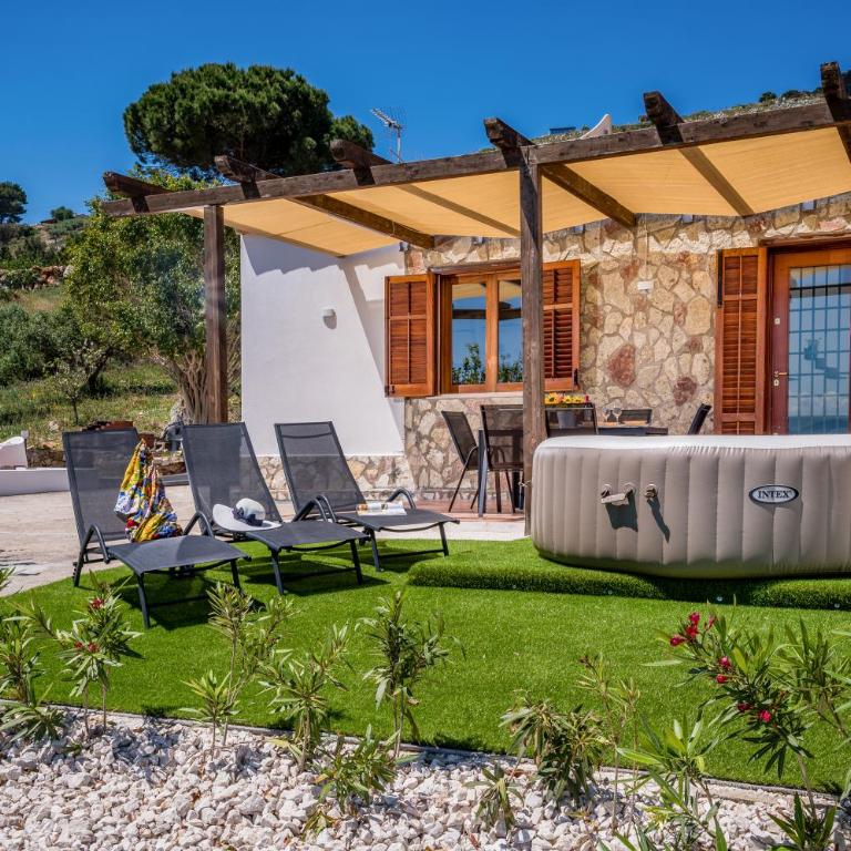 Vista Mare Scopello AC Jacuzzi 3 camere by Proger - Three-Bedroom Villa - 25