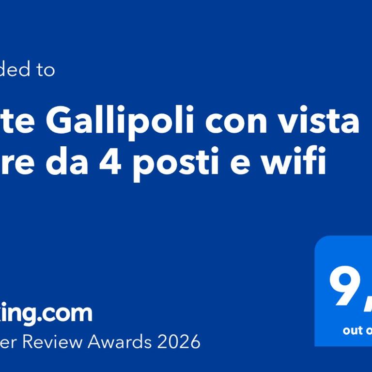 Suite Gallipoli con vista mare da 4 posti e wifi - Appartamento con Vista Mare - 38