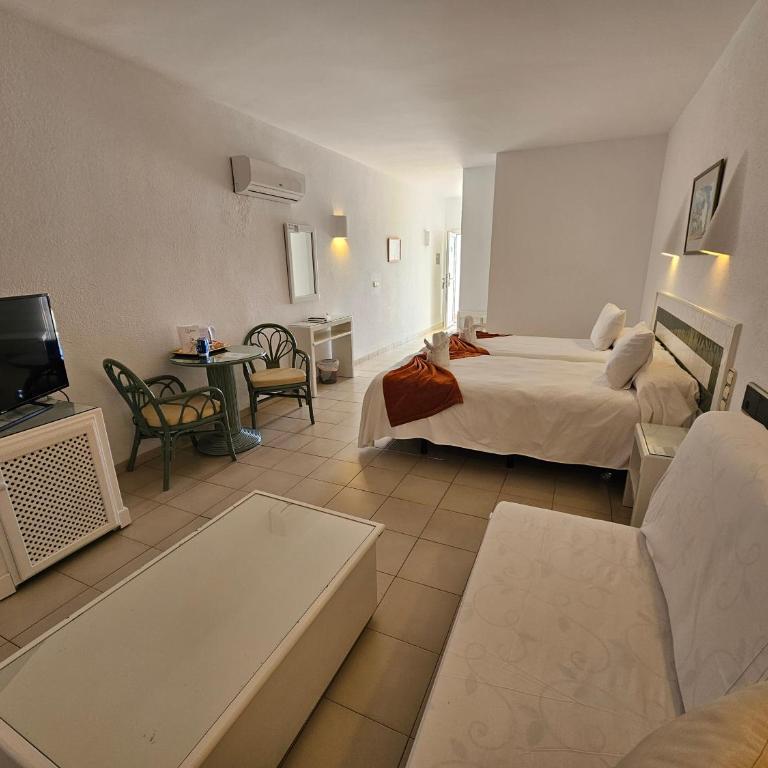 Hotel Puntazo II - Habitación Doble Superior con vistas al mar y terraza - 2 camas - 6