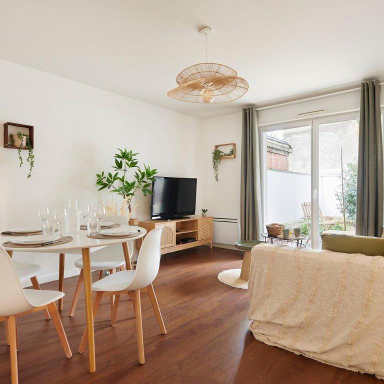 La Bohème Appt hypercentre - terrasse et parking - Appartamento con 1 Camera da Letto e Vista Giardino - 11