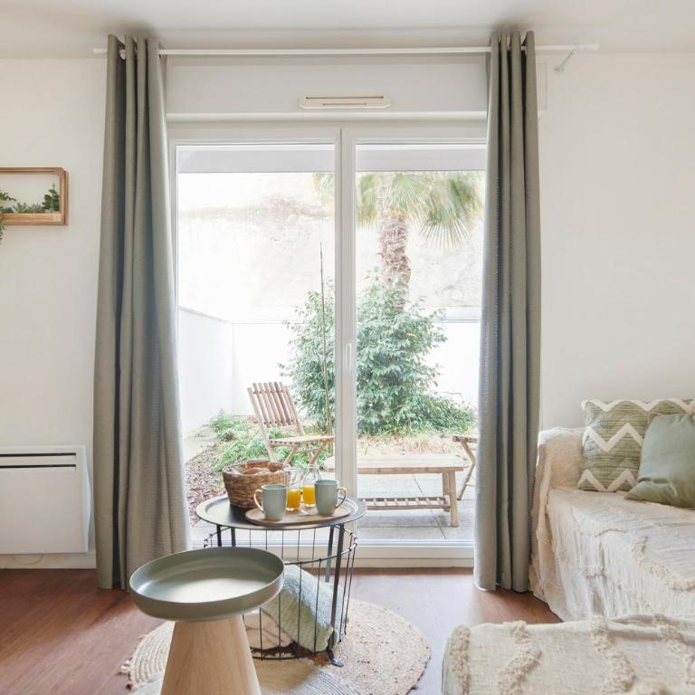 La Bohème Appt hypercentre - terrasse et parking - Appartamento con 1 Camera da Letto e Vista Giardino - 16