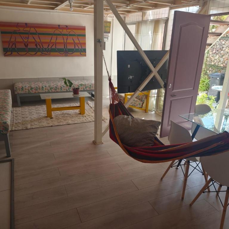 Depto casa celeste - Two-Bedroom Apartment with Terrace - 1