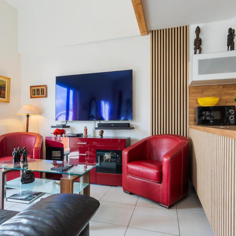 Bel appartement, résidence avec piscine - Two-Bedroom Apartment - 30