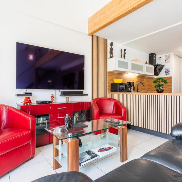 Bel appartement, résidence avec piscine - Two-Bedroom Apartment - 39