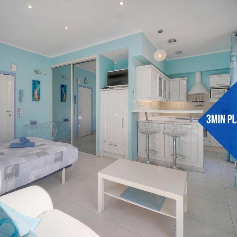 Apparemment cannes centre ville 2mn plages - Appartement 1 Chambre - 7