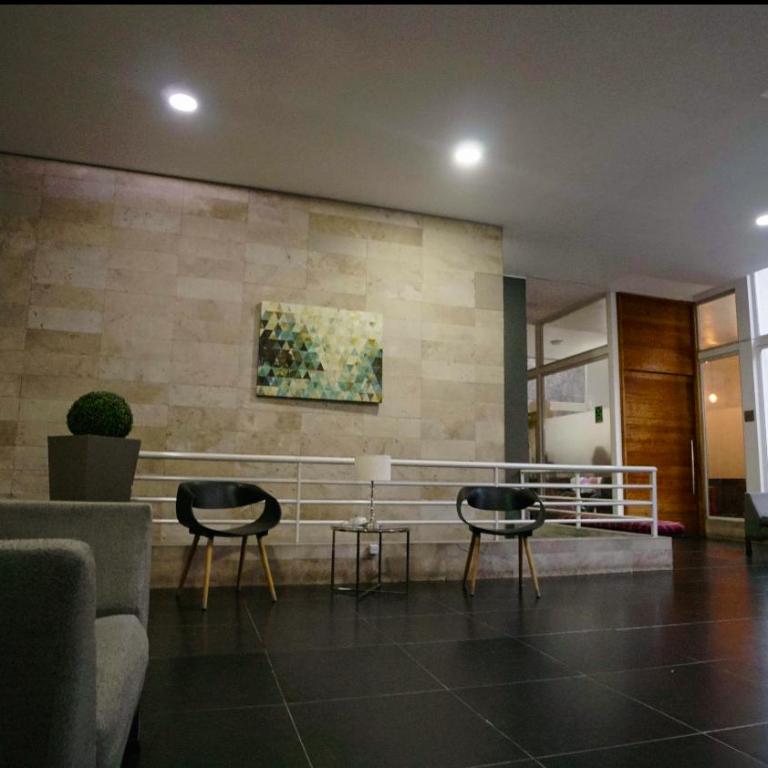 Apartamento con Vista a la Cordillera y Estacionamiento en Santiago Centro Modern apartment with mountain view and parking in Santiago Centre - One-Bedroom Apartment with Balcony and Mountain View - 51