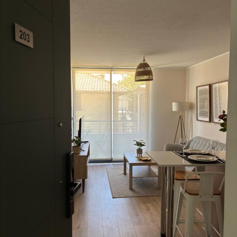 Moderno y acogedor depto cercano a Portal Ñuñoa y Estadio Nacional - One-Bedroom Apartment - 3