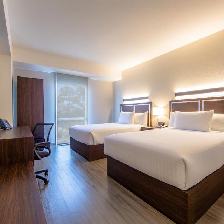 Sleep Inn Guadalajara Galerias - Habitación Doble Estándar para no fumadores - 2 camas dobles - 1