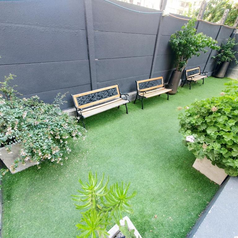 Depto con balcón y vista -Luminoso -Full equipado -A pasos del metro -Santiago centro - One-Bedroom Apartment - 16