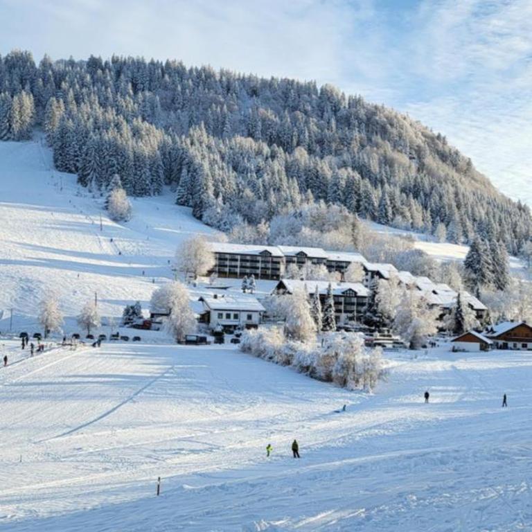 Ferienwohnung Bergzauber im Ferienpark Oberallgäu- Pool- Sauna- Bikepark- Skilift- Loipe- Wanderwege- stilvoll und kinderfreundlich - Apartment mit 1 Schlafzimmer - 19