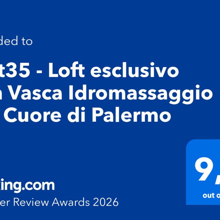 Loft35 - Vasca Idromassaggio - Nel cuore di Palermo - Self check-in - Appartamento con 1 Camera da Letto - 3