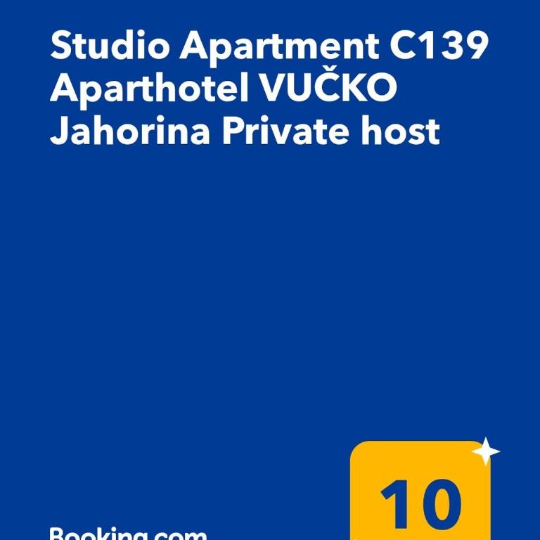 Studio Apartment C139 Jahorina Private host u sklopu Aparthotela VUČKO - Apartman sa 1 Spavaćom Sobom - 19
