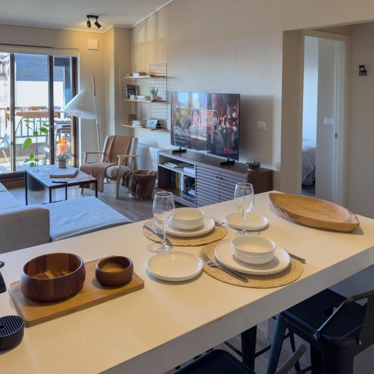 Terraza con vista al lago - Último piso - Two-Bedroom Apartment - 36