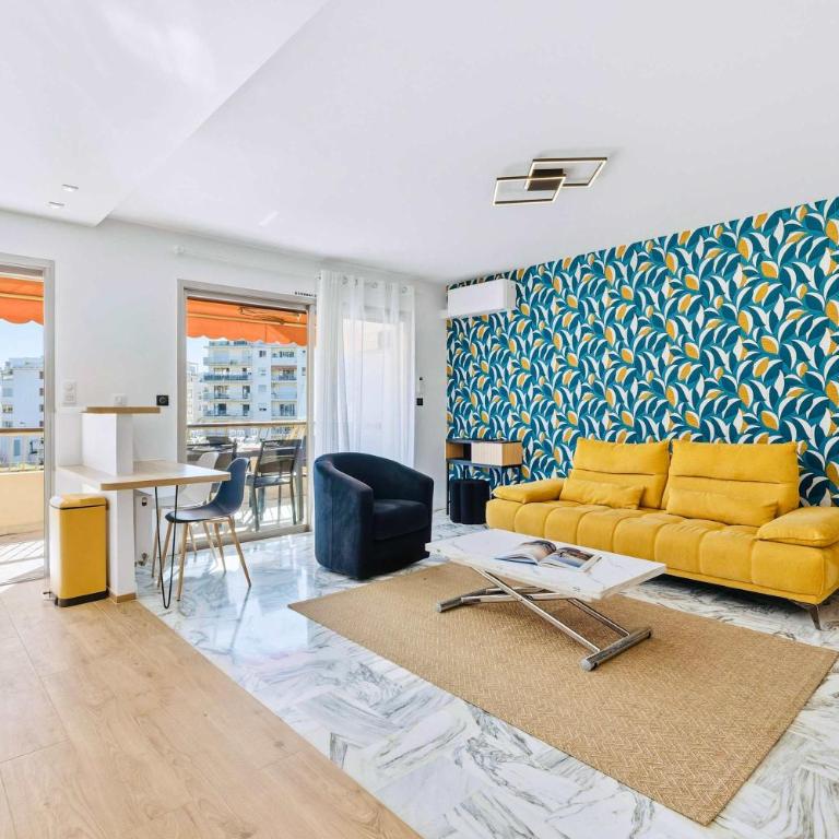Lacour - 2 bedroom apartment - Large terrace - 2 min from the Croisette & beaches - Appartement - 26